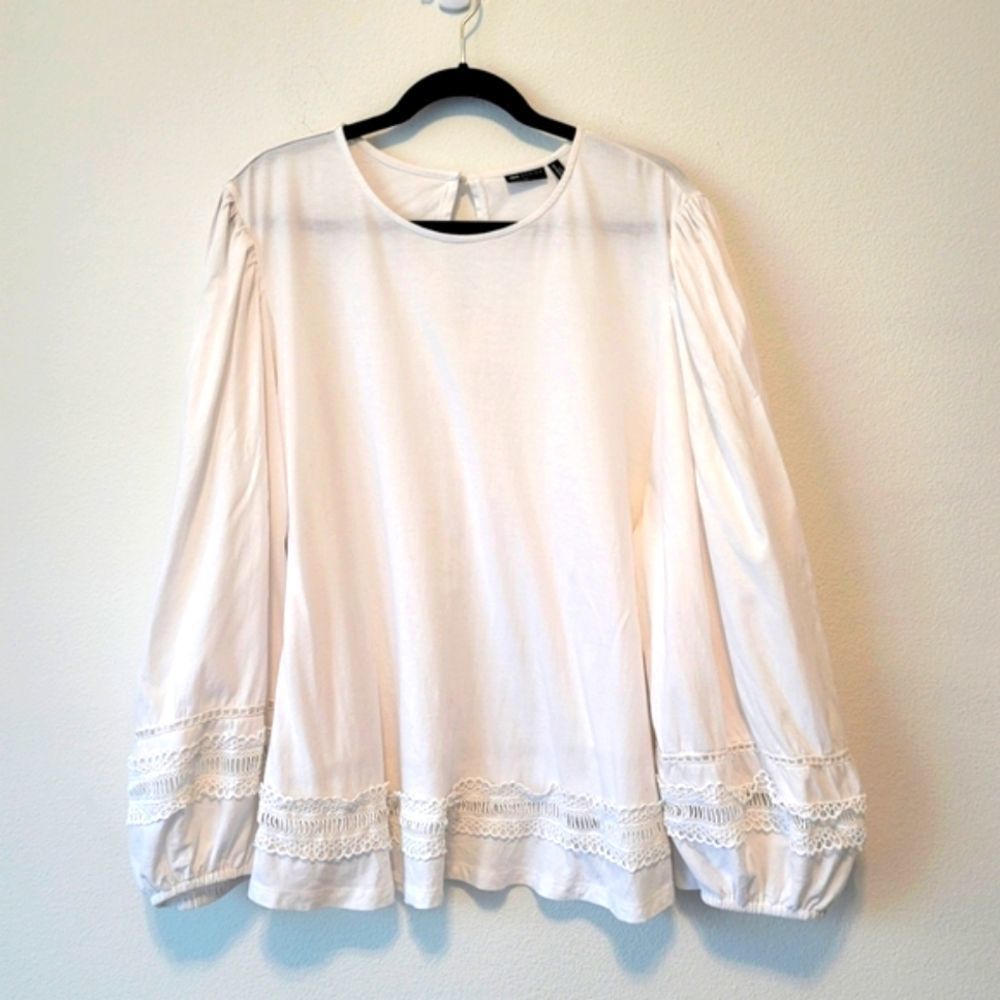 ASOS Design Women's Long Sleeve Cotton Top Size 18